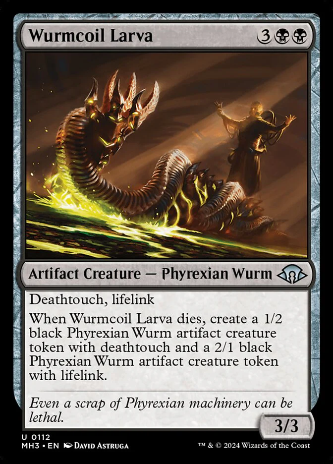 Wurmcoil Larva 112/319 (Modern Horizons 3)  - Foil