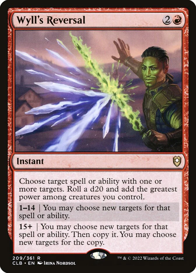 Wylls Reversal 209 (Commander Legends: Battle for Baldur's Gate)