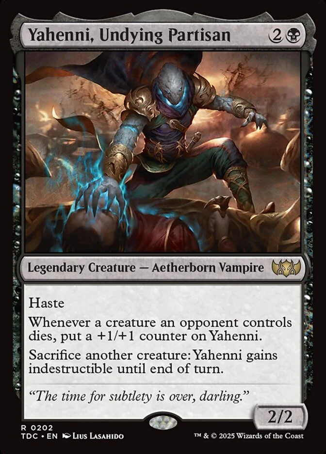 Yahenni Undying Partisan 202 (Commander: Tarkir: Dragonstorm)
