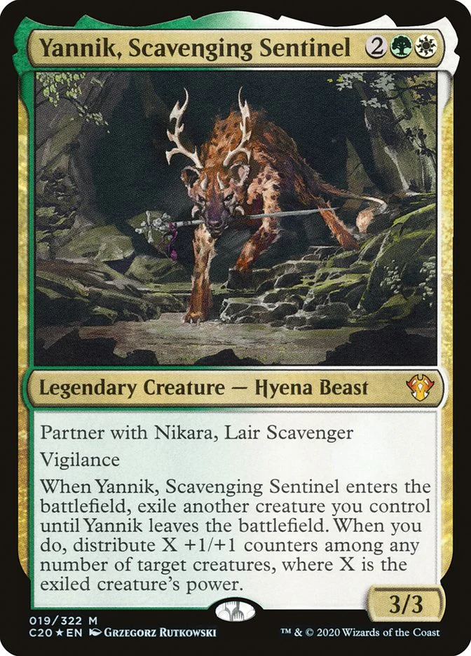 Yannik, Scavenging Sentinel 19/322 (Commander 2020)