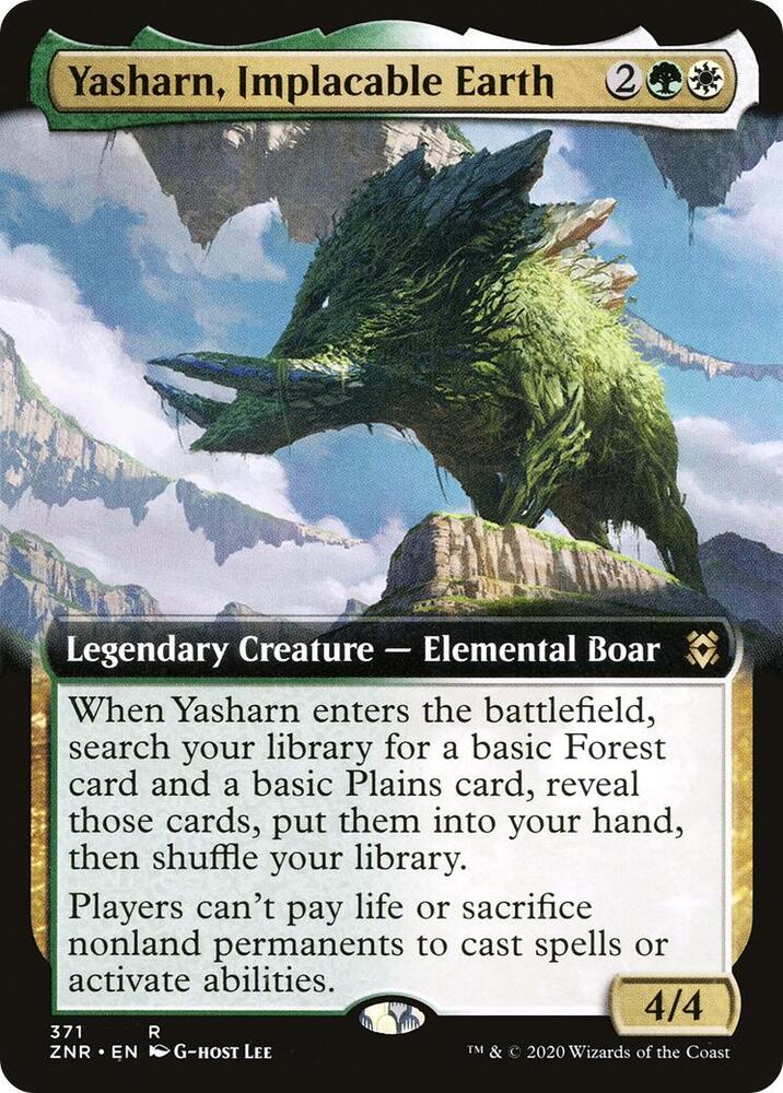 Yasharn, Implacable Earth 371/280 (Zendikar Rising)  - Extended Art Foil