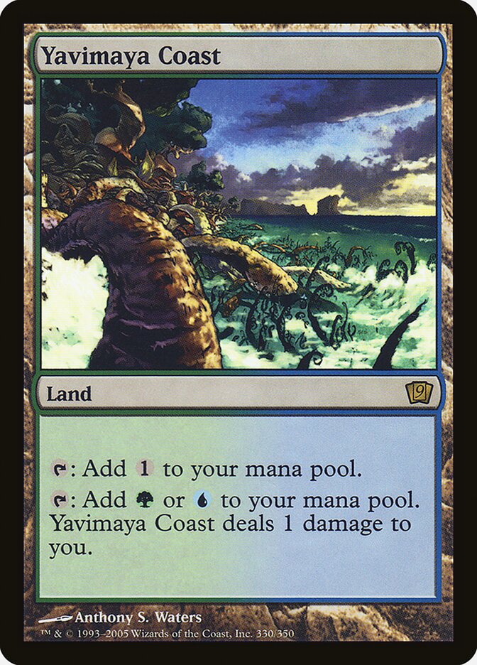 Yavimaya Coast 330★/350 (9th Edition)  - Foil