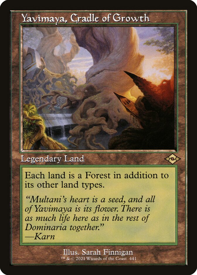 Yavimaya Cradle of Growth Retro Frame 441 (Modern Horizons 2)  - Foil