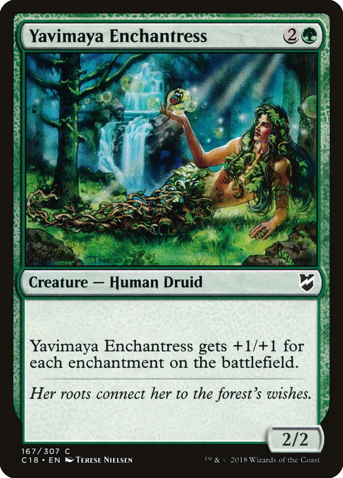 Yavimaya Enchantress 167/307 (Commander 2018)