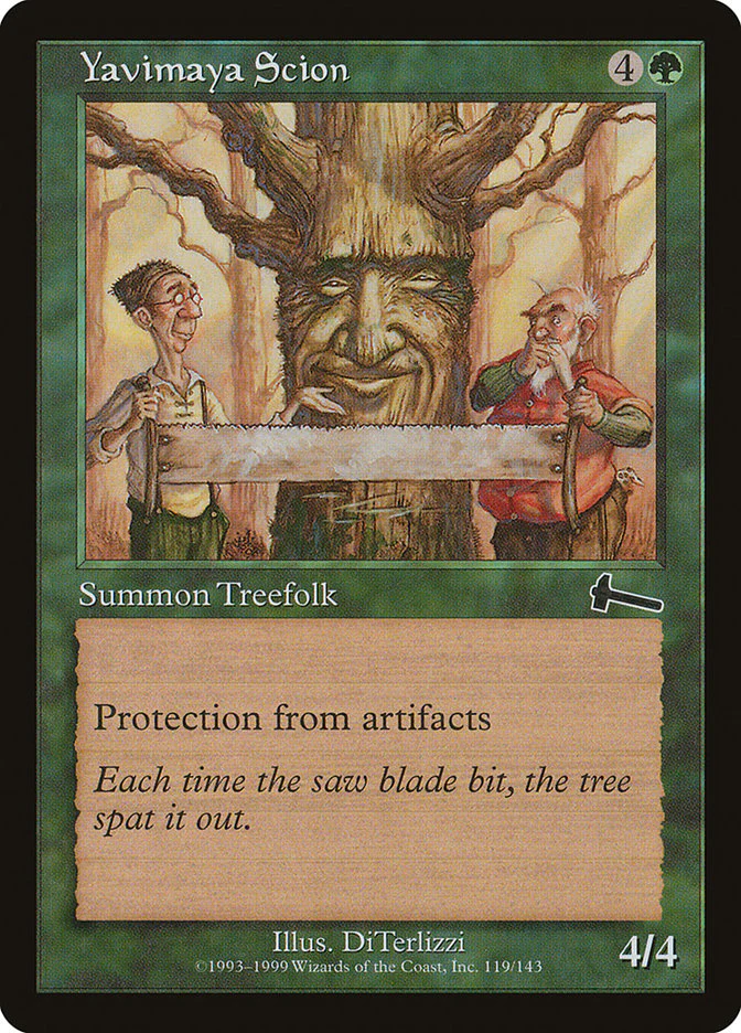 Yavimaya Scion 119/143 (Urza's Legacy)  - Foil