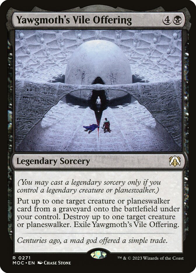 Yawgmoth's Vile Offering 271/444 (Commander: March of the Machine)