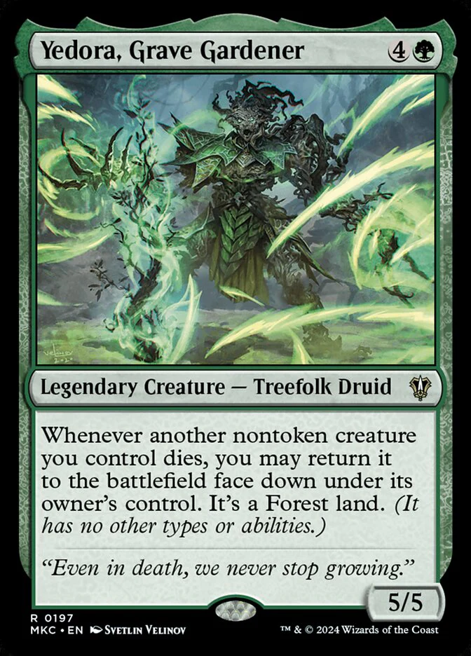 Yedora, Grave Gardener 197/311 (Commander: Murders at Karlov Manor)
