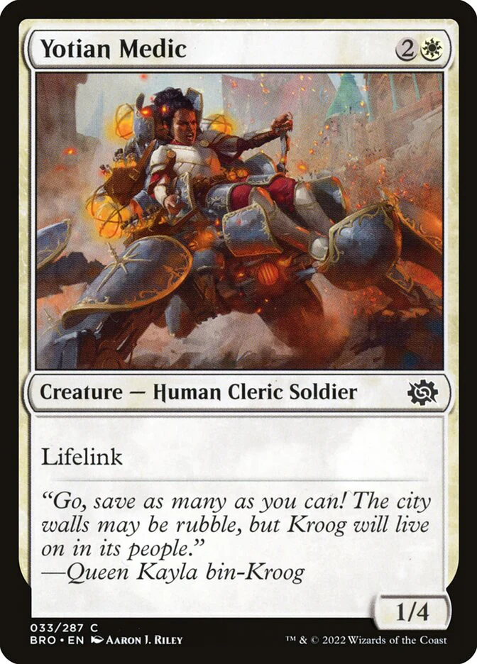 Yotian Medic 33/287 (The Brothers' War)  - Foil