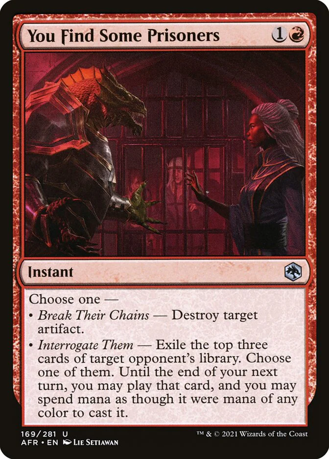 You Find Some Prisoners 169/281 (Adventures in the Forgotten Realms)  - Foil