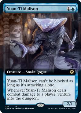 Yuan Ti Malison Extended Art 371 (Adventures in the Forgotten Realms)