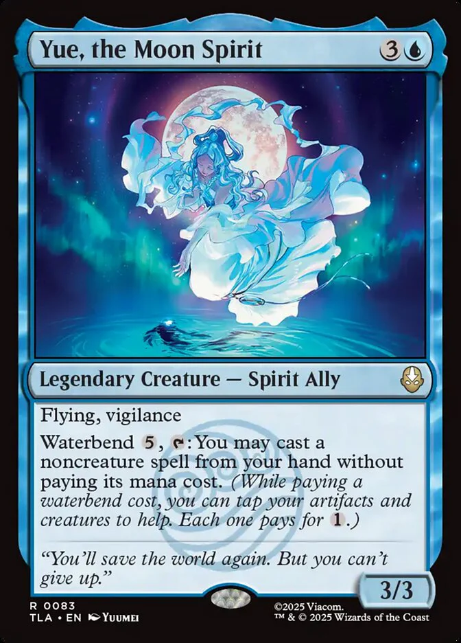 Yue, the Moon Spirit 83/286 (Avatar: The Last Airbender)
