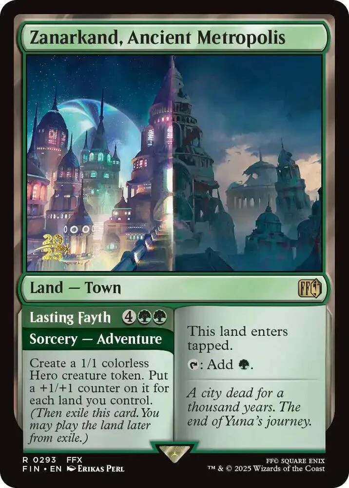 Zanarkand Ancient Metropolis 293 (Prerelease Cards)  - Foil
