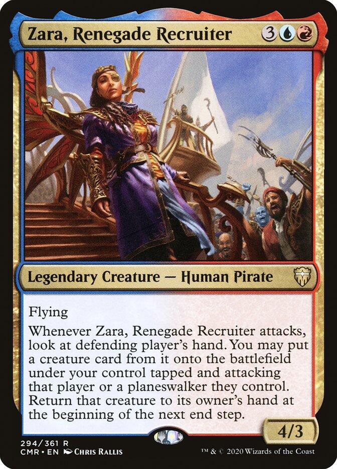 Zara, Renegade Recruiter 294/361 (Commander Legends)
