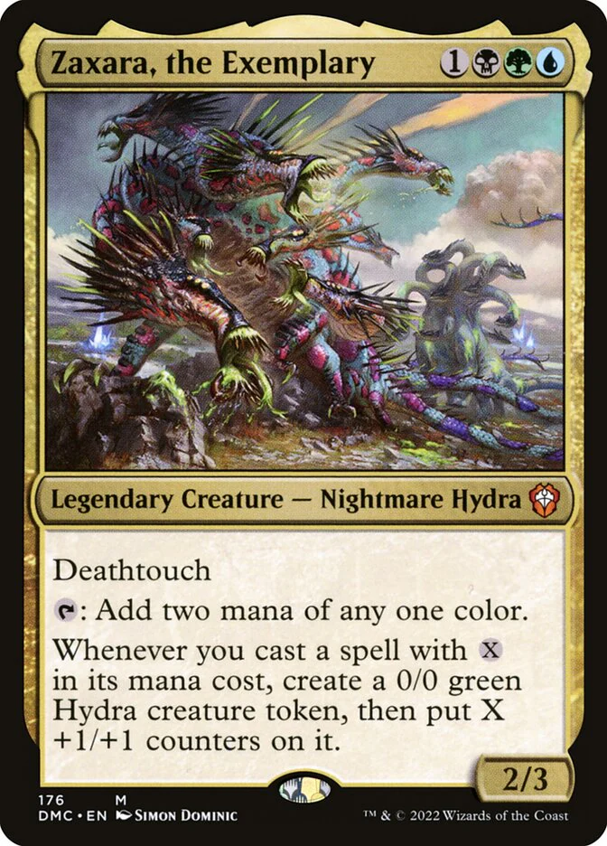 Zaxara, the Exemplary 176/50 (Commander: Dominaria United)