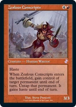 Zealous Conscripts 354 (Time Spiral: Remastered)  - Foil