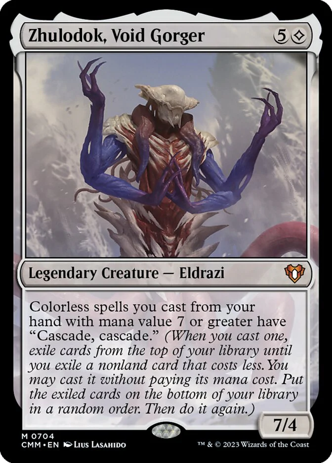 Zhulodok, Void Gorger 704 (Commander Masters)  - Foil