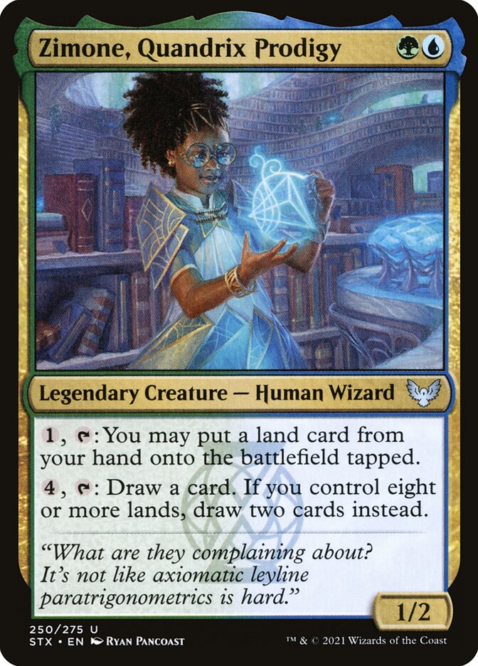 Zimone, Quandrix Prodigy 250/275 (Strixhaven: School of Mages)