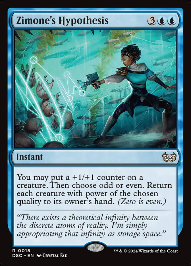 Zimone's Hypothesis 15/40 (Commander: Duskmourn: House of Horror)
