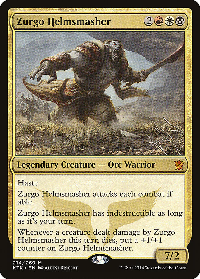 Zurgo Helmsmasher 214/269 (Khans of Tarkir)